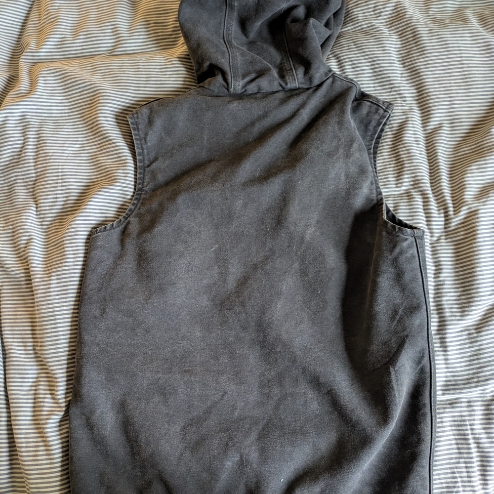 Carhartt Gray Hooded Vest - Picture 3 of 3